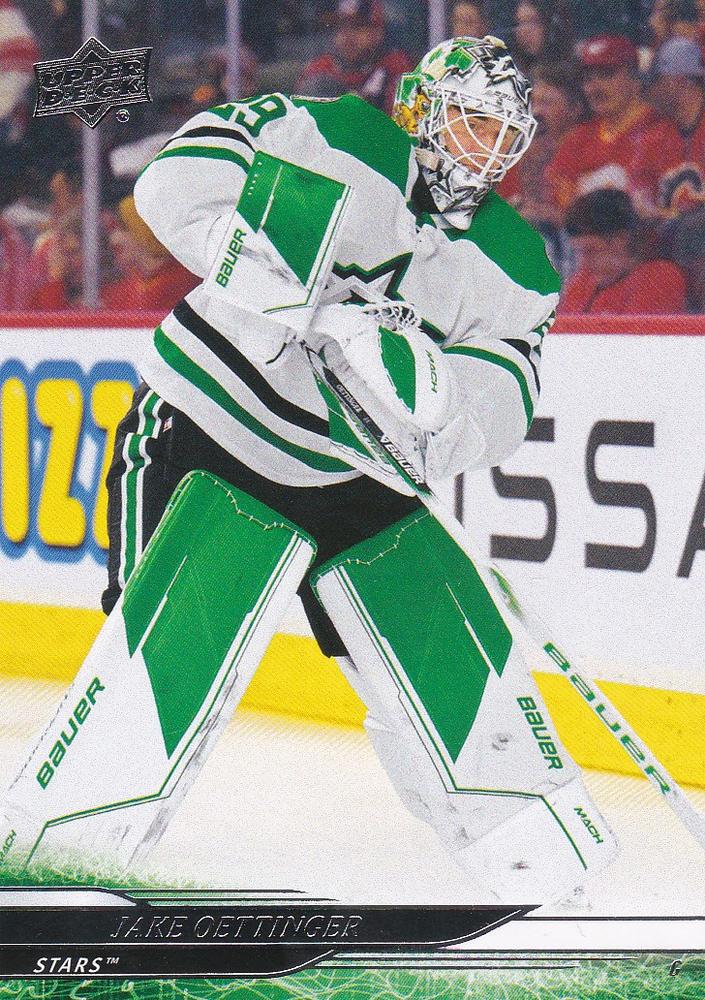 #61 Jake Oettinger - Dallas Stars - 2024-25 Upper Deck Hockey