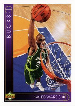 #61 Blue Edwards - Milwaukee Bucks - 1993-94 Upper Deck Basketball