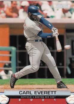 #61 Carl Everett - Boston Red Sox - 2001 Stadium Club Baseball