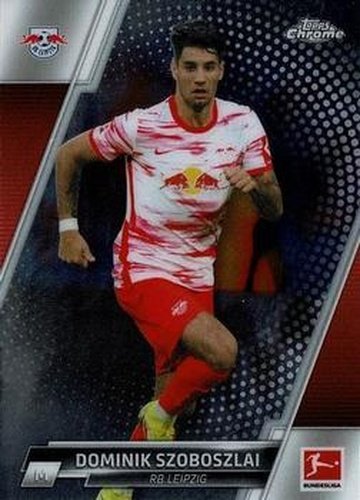 #61 Dominik Szoboszlai - RB Leipzig - 2021-22 Topps Chrome Bundesliga Soccer