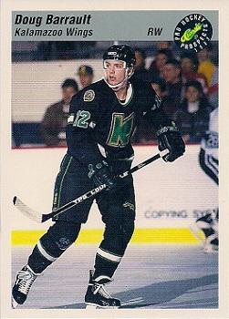 #61 Doug Barrault - Kalamazoo Wings - 1993 Classic Pro Prospects Hockey