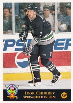 #61 Igor Chibirev - Springfield Indians - 1994 Classic Pro Hockey Prospects Hockey