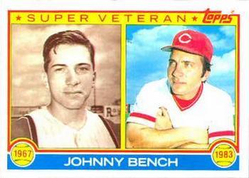 #61 Johnny Bench - Cincinnati Reds - 1983 Topps Baseball