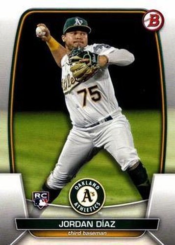 #61 Jordan Diaz - Oakland Athletics - 2023 Bowman Baseball