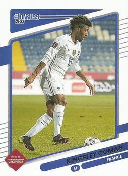 #61 Kingsley Coman - France - 2021-22 Donruss Road to FIFA World Cup Qatar 2022 Soccer