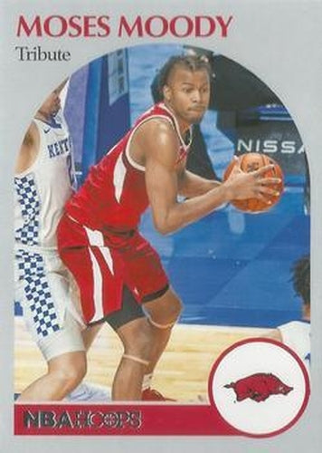 #61 Moses Moody - Arkansas Razorbacks - 2021 Panini Chronicles Draft Picks Basketball