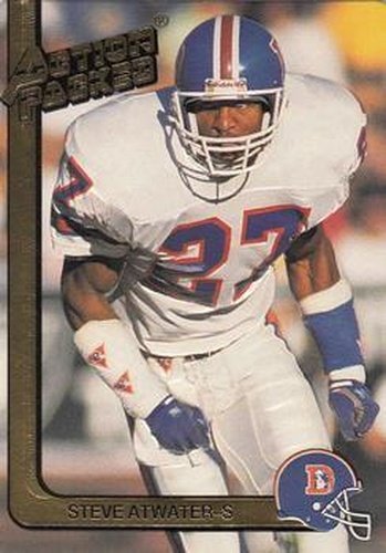 #61 Steve Atwater - Denver Broncos - 1991 Action Packed Football