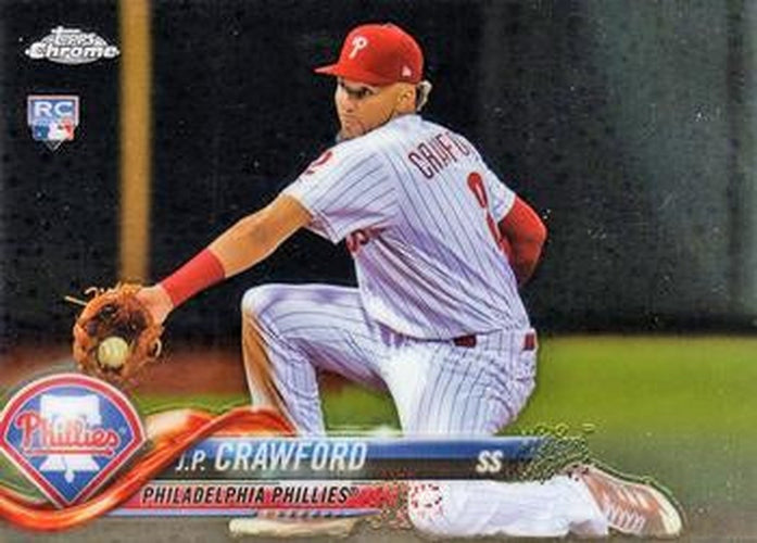 #61 J.P. Crawford - Philadelphia Phillies - 2018 Topps Chrome Baseball