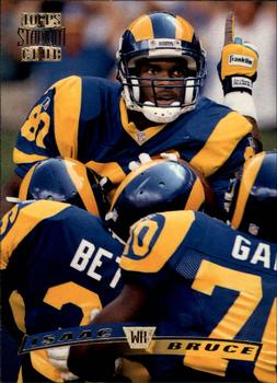 #61 Isaac Bruce - St. Louis Rams - 1996 Stadium Club Football