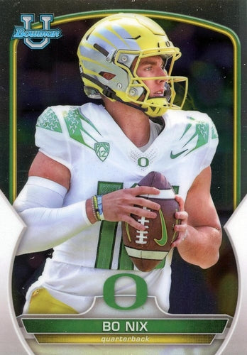 #61 Bo Nix - Oregon Ducks - 2022 Bowman Chrome University Football