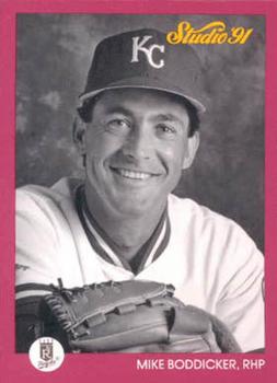#61 Mike Boddicker - Kansas City Royals - 1991 Studio Baseball