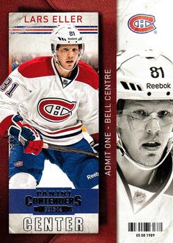 #61 Lars Eller - Montreal Canadiens - 2013-14 Panini Contenders Hockey