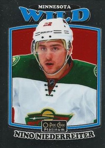 #R-61 Nino Niederreiter - Minnesota Wild - 2016-17 O-Pee-Chee Platinum - Retro Hockey