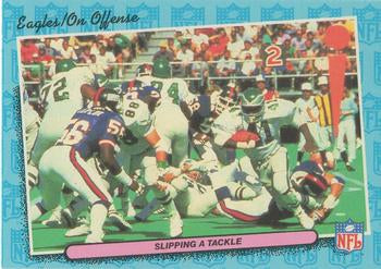 #61 Slipping a Tackle Offense - Philadelphia Eagles - 1986 Fleer Team Action Football