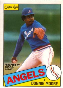 #61 Donnie Moore - California Angels - 1985 O-Pee-Chee Baseball