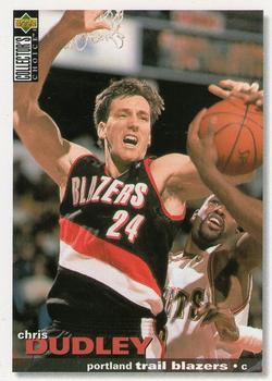 #61 Chris Dudley - Portland Trail Blazers - 1995-96 Collector's Choice Basketball