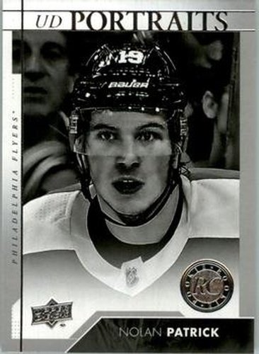 #P-61 Nolan Patrick - Philadelphia Flyers - 2017-18 Upper Deck - UD Portraits Hockey