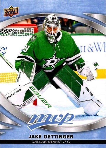 #61 Jake Oettinger - Dallas Stars - 2023-24 Upper Deck MVP - Ice Battles Hockey