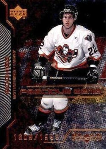#61 Matt Pettinger - Calgary Hitmen - 2000-01 Upper Deck Black Diamond Hockey