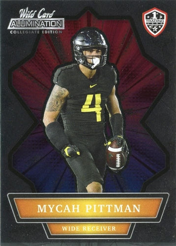 #ANBC-61 Mycah Pittman - Oregon Ducks - 2021 Wild Card Alumination NIL Football