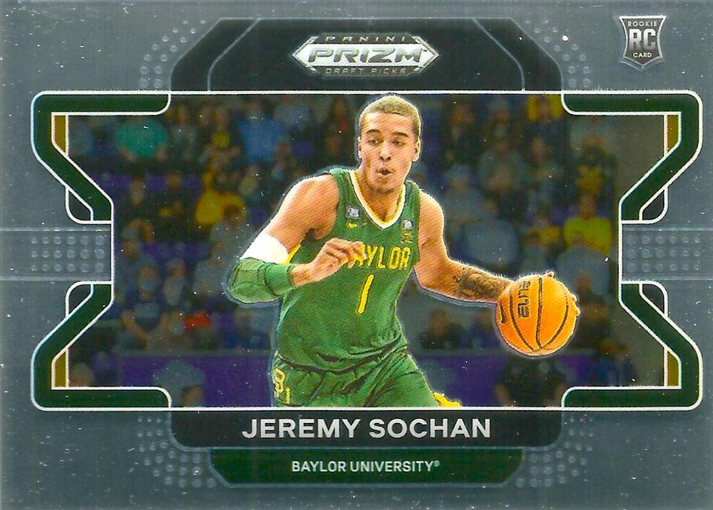 #61b Jeremy Sochan - Baylor Bears - 2022 Panini Prizm Draft Picks Basketball