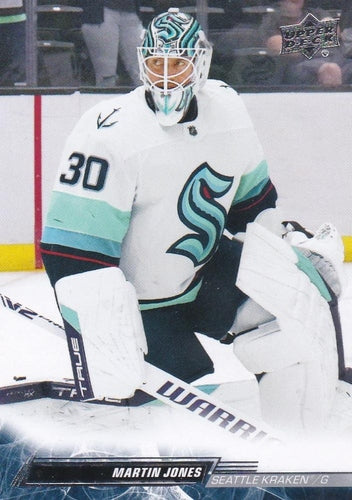 #620 Martin Jones - Seattle Kraken - 2022-23 Upper Deck Hockey