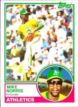 #620 Mike Norris - Oakland Athletics - 1983 Topps Baseball