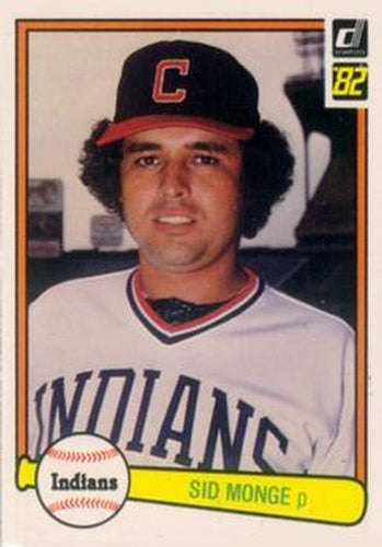 #620 Sid Monge - Cleveland Indians - 1982 Donruss Baseball