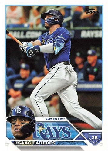 #621 Isaac Paredes - Tampa Bay Rays - 2023 Topps Baseball