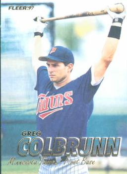 #621 Greg Colbrunn - Minnesota Twins - 1997 Fleer Baseball