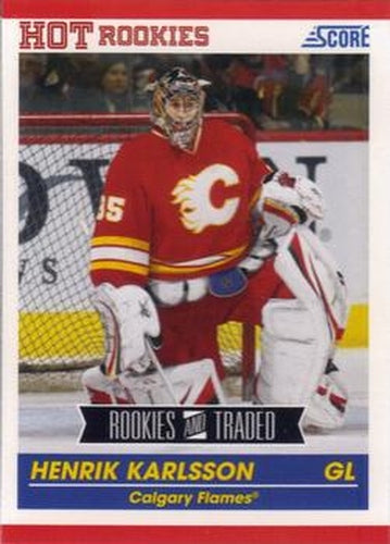 #621 Henrik Karlsson - Calgary Flames - 2010-11 Score Hockey