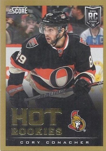 #621 Cory Conacher - Ottawa Senators - 2013-14 Score - Gold Hockey