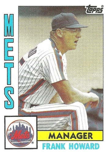 #621 Frank Howard - New York Mets - 1984 Topps Baseball
