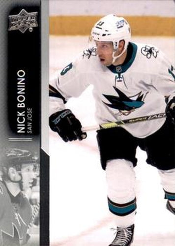 #622 Nick Bonino - San Jose Sharks - 2021-22 Upper Deck Hockey