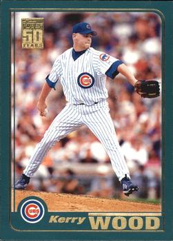 #623 Kerry Wood - Chicago Cubs - 2001 Topps Baseball