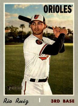 #623 Rio Ruiz - Baltimore Orioles - 2019 Topps Heritage Baseball