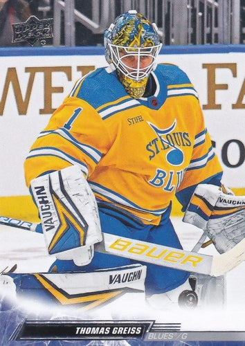 #624 Thomas Greiss - St. Louis Blues - 2022-23 Upper Deck Hockey