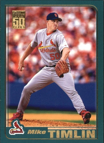 #624 Mike Timlin - St. Louis Cardinals - 2001 Topps Baseball
