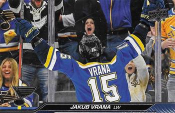 #624 Jakub Vrana - St. Louis Blues - 2023-24 Upper Deck Hockey