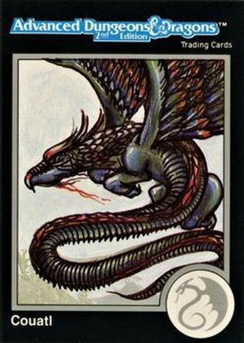 #624 Couatl - 1991 TSR Advanced Dungeons & Dragons - Silver
