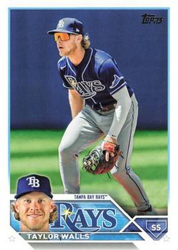 #625 Taylor Walls - Tampa Bay Rays - 2023 Topps Baseball