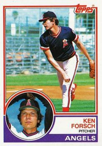 #625 Ken Forsch - California Angels - 1983 Topps Baseball