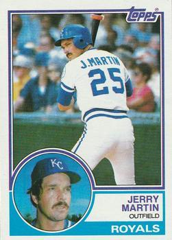 #626 Jerry Martin - Kansas City Royals - 1983 Topps Baseball