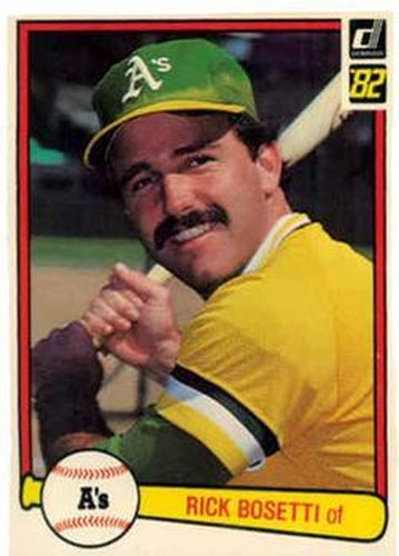 #626 Rick Bosetti - Oakland Athletics - 1982 Donruss Baseball