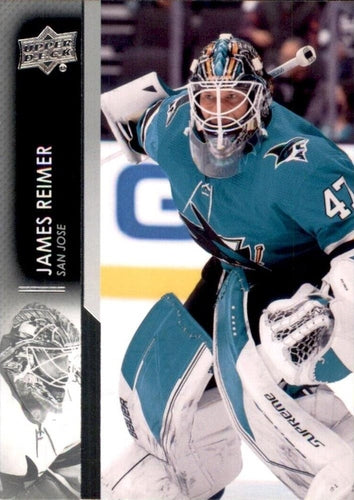 #626 James Reimer - San Jose Sharks - 2021-22 Upper Deck Hockey