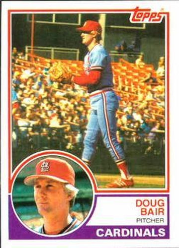 #627 Doug Bair - St. Louis Cardinals - 1983 Topps Baseball