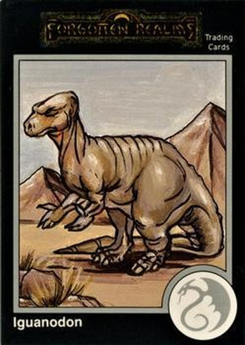 #627 Iguanodon - 1991 TSR Advanced Dungeons & Dragons - Silver