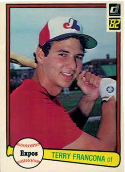 #627 Terry Francona - Montreal Expos - 1982 Donruss Baseball