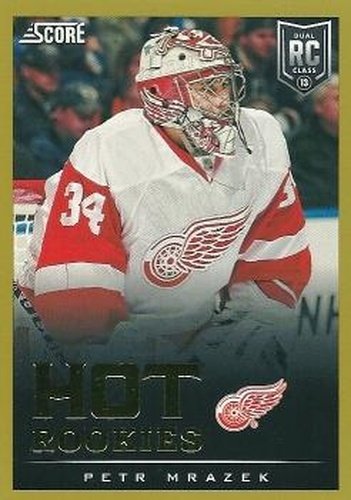 #627 Petr Mrazek - Detroit Red Wings - 2013-14 Score - Gold Hockey