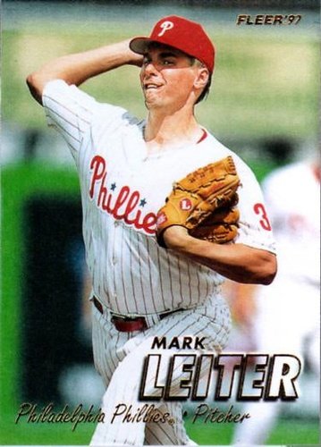 #627 Mark Leiter - Philadelphia Phillies - 1997 Fleer Baseball